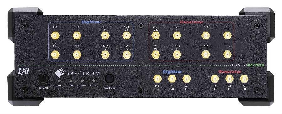 Spectrum推出8款高性能hybridNETBOX,，集發(fā)生器與數(shù)字化儀于一體