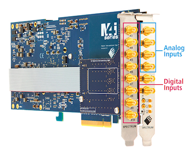 Spectrum PCIe數(shù)字化儀新增8個(gè)額外數(shù)字輸入